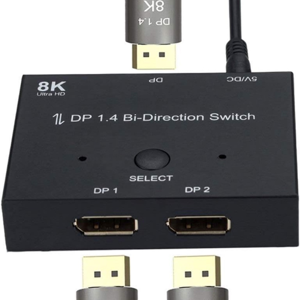 8K Ultra HD DP 1.4 Bi-Direction Switch